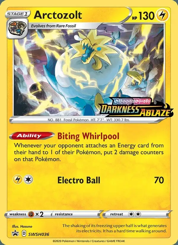 Arctozolt #SWSH036 SWSH Black Star Promos PSA 10