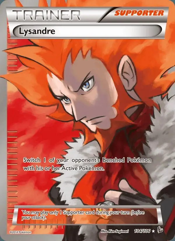 Lysandre #104 Flashfire PSA 10
