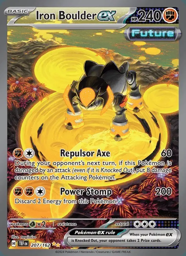 Iron Boulder ex #207 Temporal Forces PSA 10