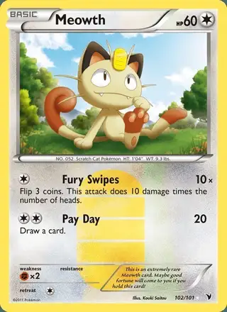 Meowth #102 Noble Victories PSA 10