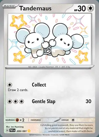 Tandemaus #209 Paldean Fates PSA 10