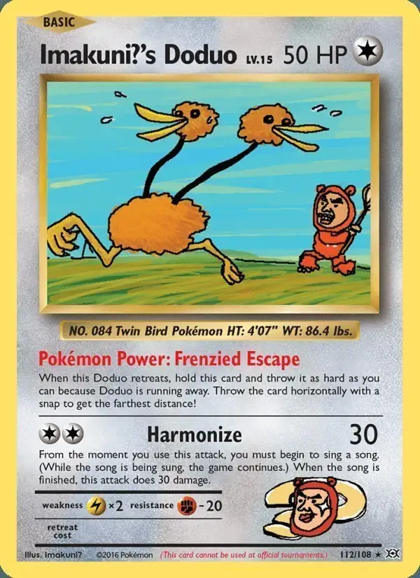 Imakuni?'s Doduo #112 Evolutions PSA 10