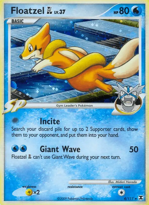 Floatzel GL #4 Rising Rivals PSA 10