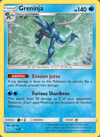 Greninja #9 Detective Pikachu PSA 10