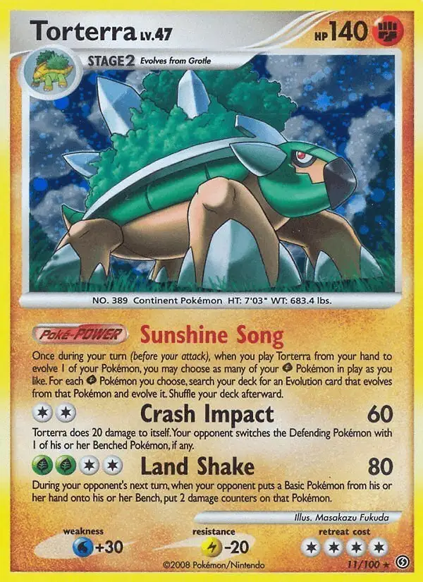 Torterra #11 Stormfront PSA 10