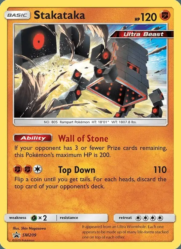 Stakataka #SM209 SM Black Star Promos PSA 10