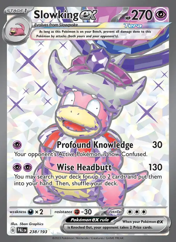 Slowking ex #238 Paldea Evolved PSA 10