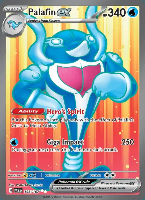 Palafin ex #193 Twilight Masquerade PSA 10