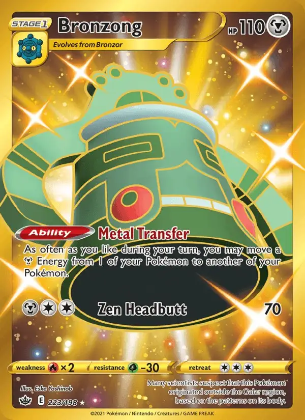 Bronzong #223 Chilling Reign PSA 10
