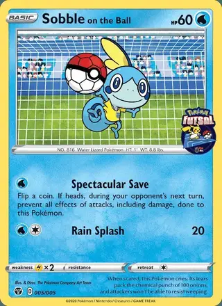 Sobble on the Ball #5 Futsal 2020 PSA 10