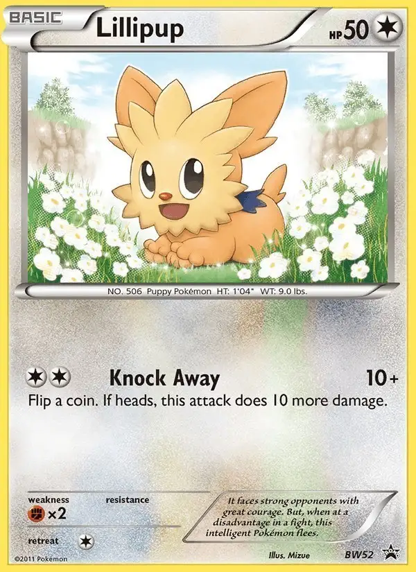 Lillipup #BW52 BW Black Star Promos PSA 10