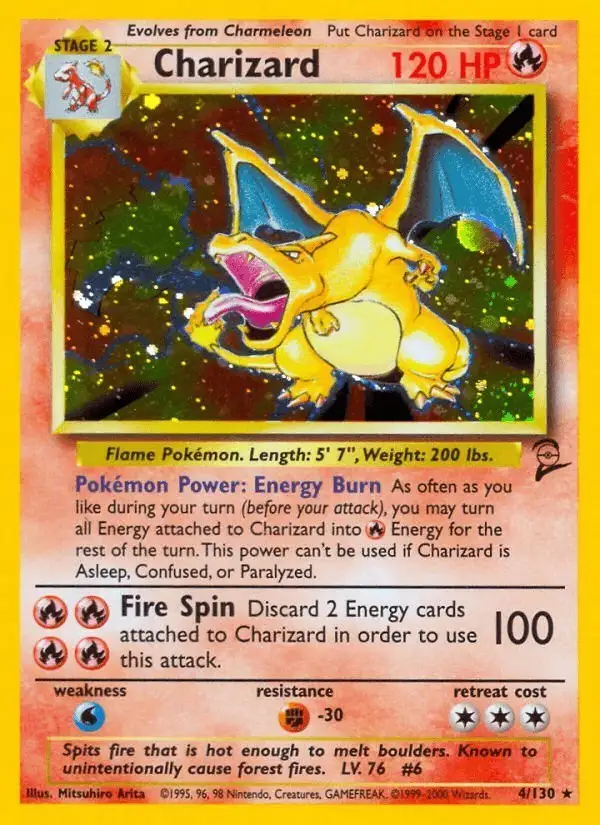 Charizard #4 Base Set 2 PSA 10