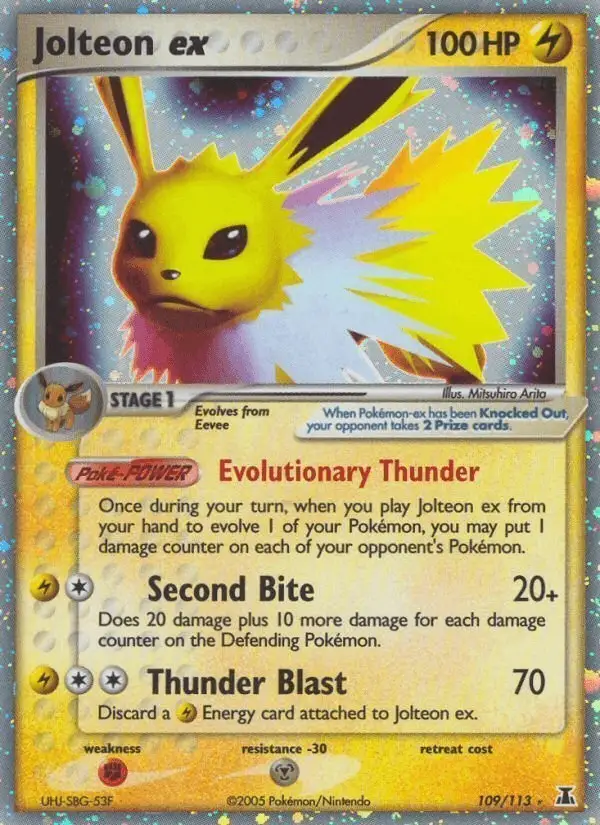 Jolteon ex #109 Delta Species PSA 10