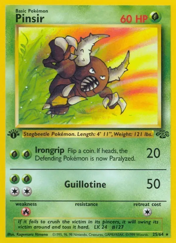 Pinsir #25 Jungle PSA 10
