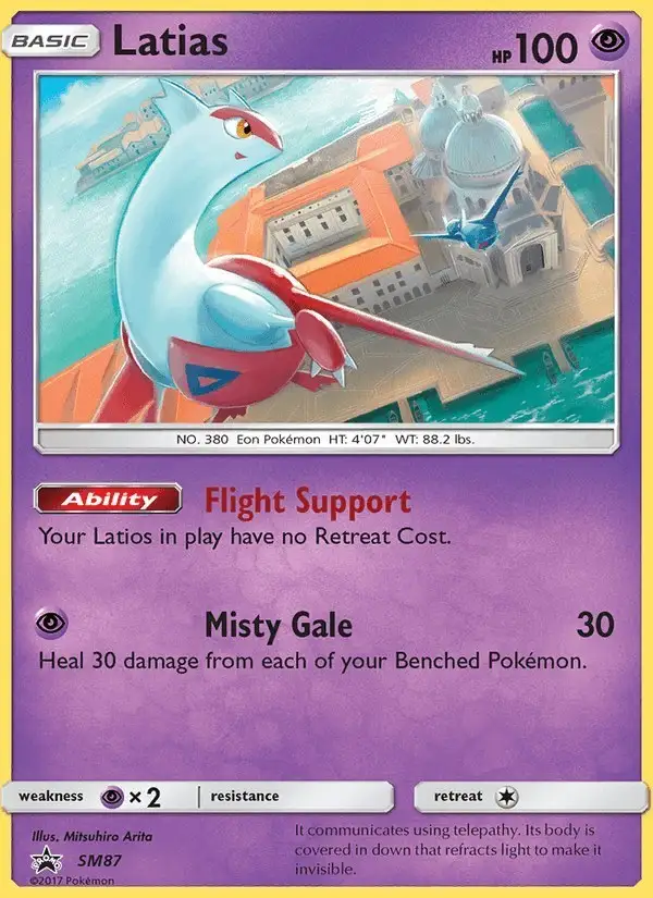 Latias #SM87 SM Black Star Promos PSA 10