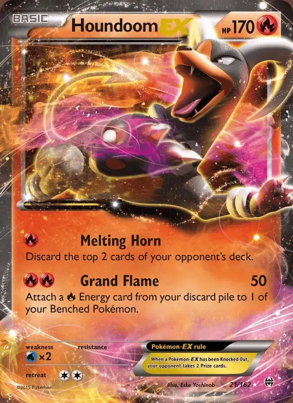 Houndoom EX #21 BREAKthrough PSA 10