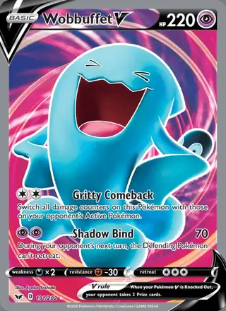 Wobbuffet V #191 Sword & Shield PSA 10