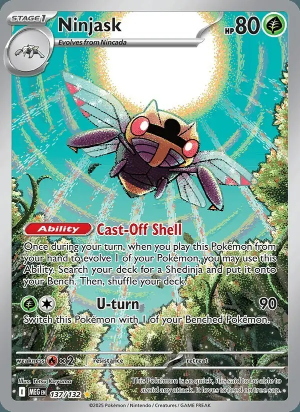Ninjask #137 Mega Evolution PSA 10