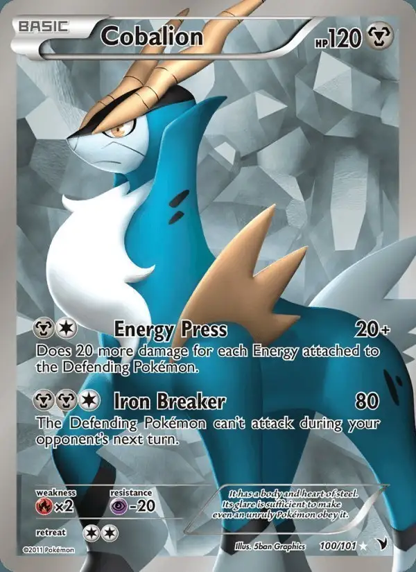 Cobalion #100 Noble Victories PSA 10