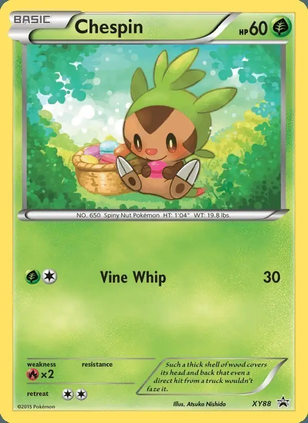Chespin #XY88 XY Black Star Promos PSA 10