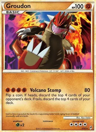 Groudon #6 Call of Legends PSA 10