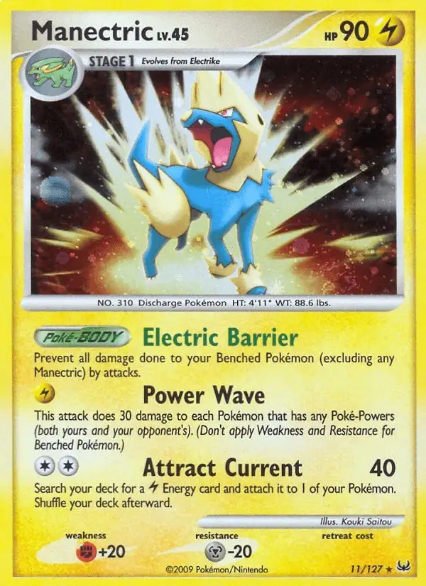 Manectric #11 Platinum PSA 10