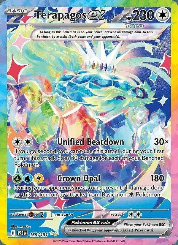 Terapagos ex #169 Prismatic Evolutions PSA 10