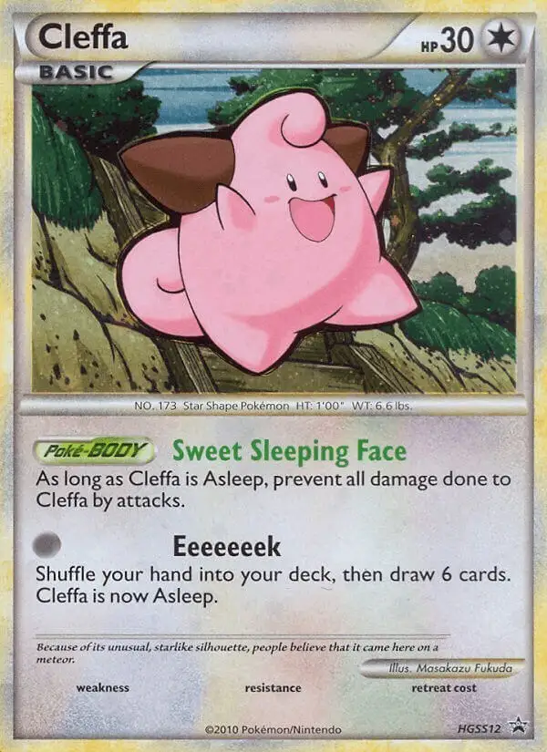 Cleffa #HGSS12 HGSS Black Star Promos PSA 10