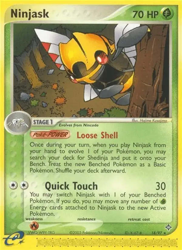 Ninjask #18 Dragon PSA 10