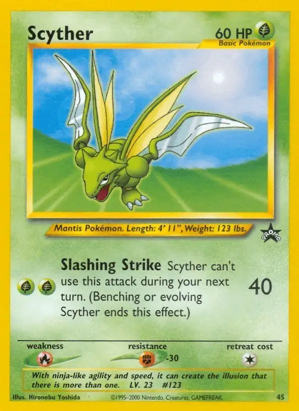Scyther #45 Wizards Black Star Promos PSA 10