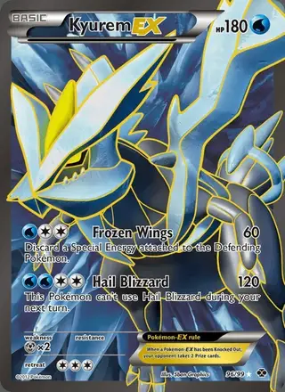 Kyurem-EX #96 Next Destinies PSA 10
