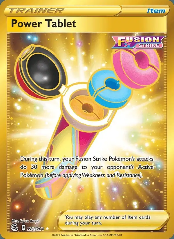 Power Tablet #281 Fusion Strike PSA 10