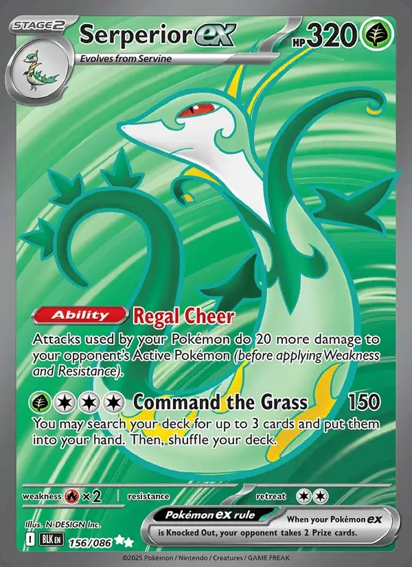 Serperior ex #156 Black Bolt PSA 10