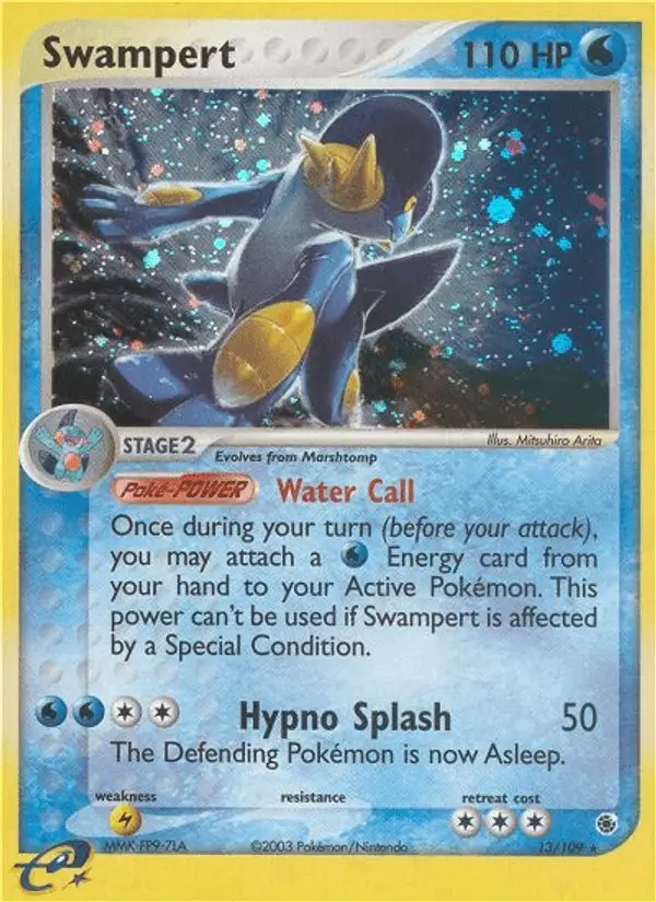 Swampert #13 Ruby & Sapphire PSA 10
