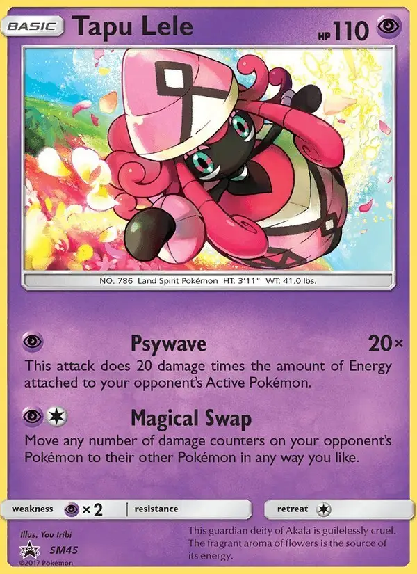 Tapu Lele #SM45 SM Black Star Promos PSA 10