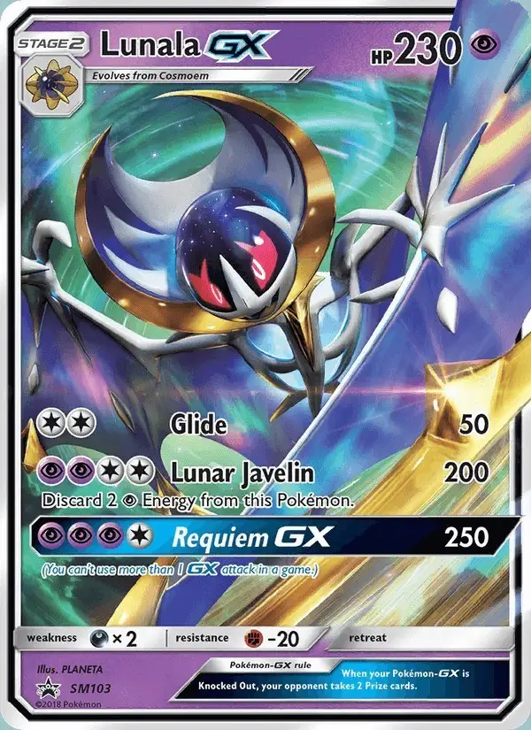 Lunala GX #SM103 SM Black Star Promos PSA 10