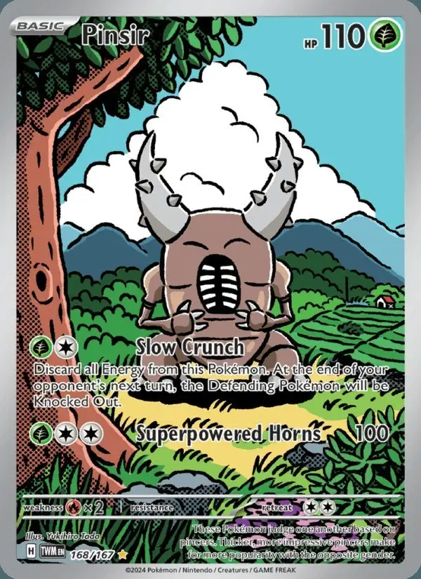 Pinsir #168 Twilight Masquerade PSA 10