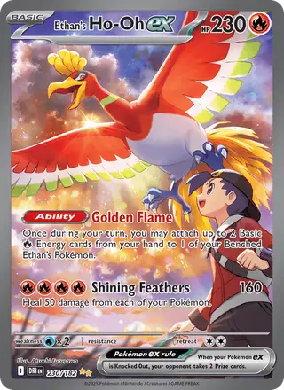 Ethan's Ho-Oh ex #230 Destined Rivals PSA 10