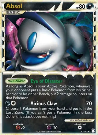 Absol #91 Triumphant PSA 10