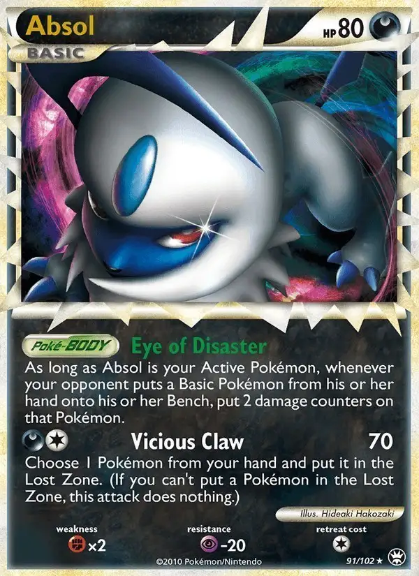 Absol #91 Triumphant PSA 10