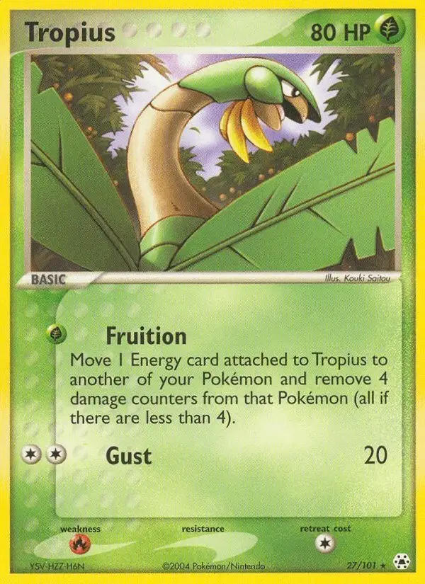 Tropius #27 Hidden Legends PSA 10