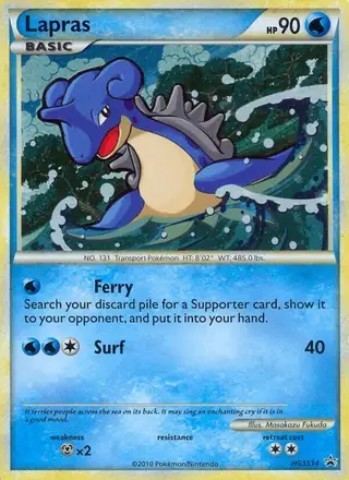 Lapras #HGSS14 HGSS Black Star Promos PSA 10