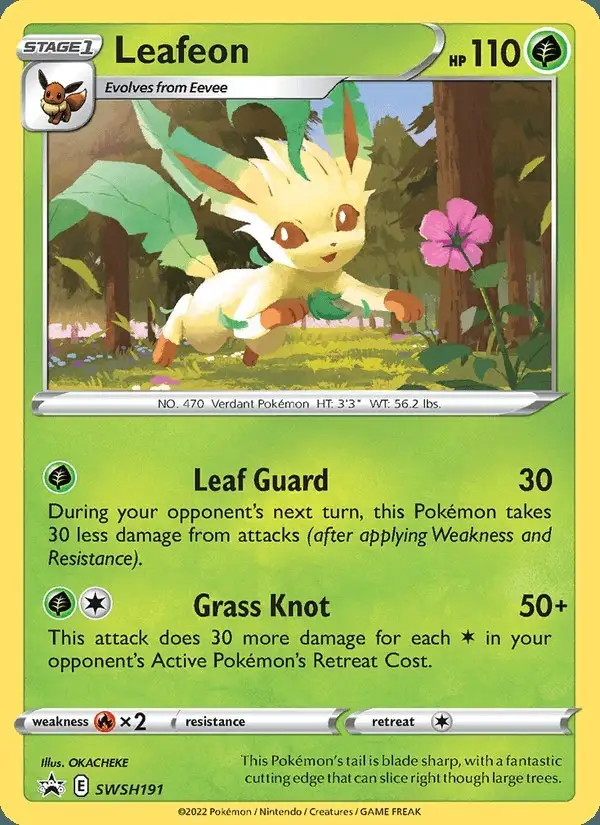 Leafeon #SWSH191 SWSH Black Star Promos PSA 10