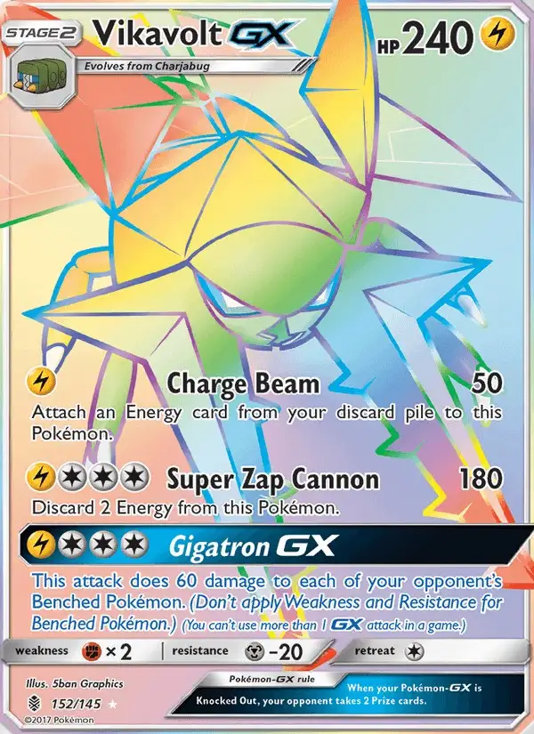 Vikavolt GX #152 Guardians Rising PSA 10