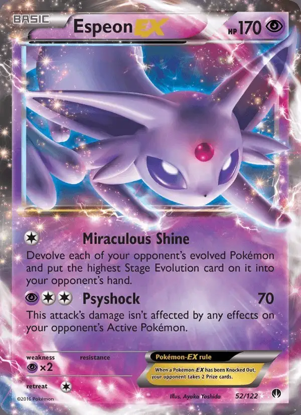 Espeon EX #52 BREAKpoint PSA 10