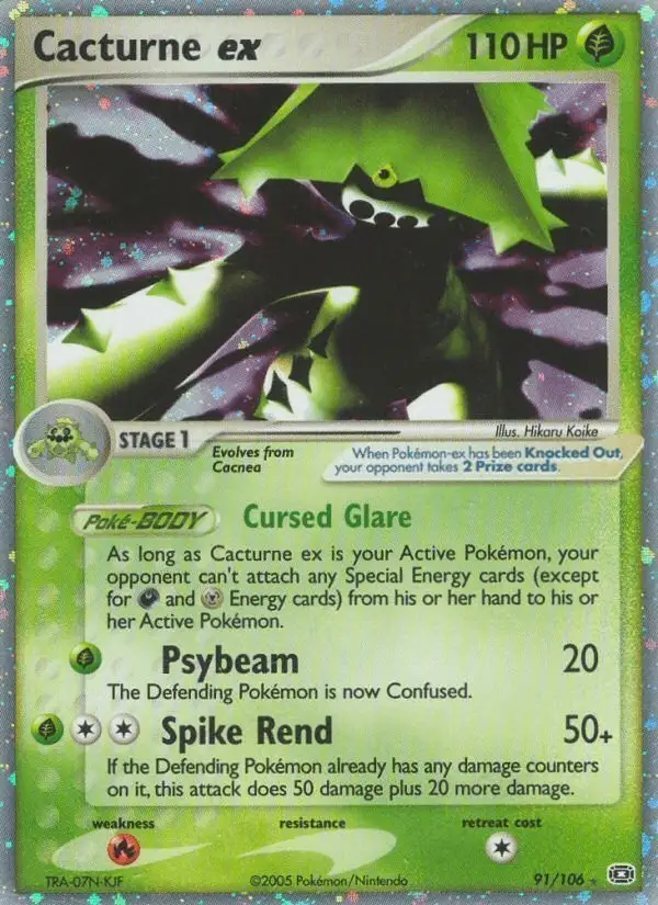 Cacturne ex #91 Emerald PSA 10