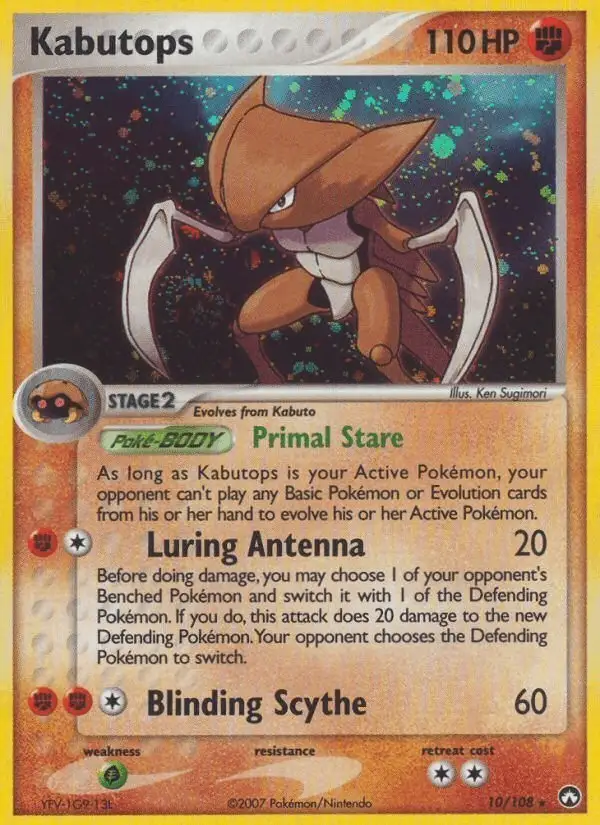 Kabutops #10 Power Keepers PSA 10
