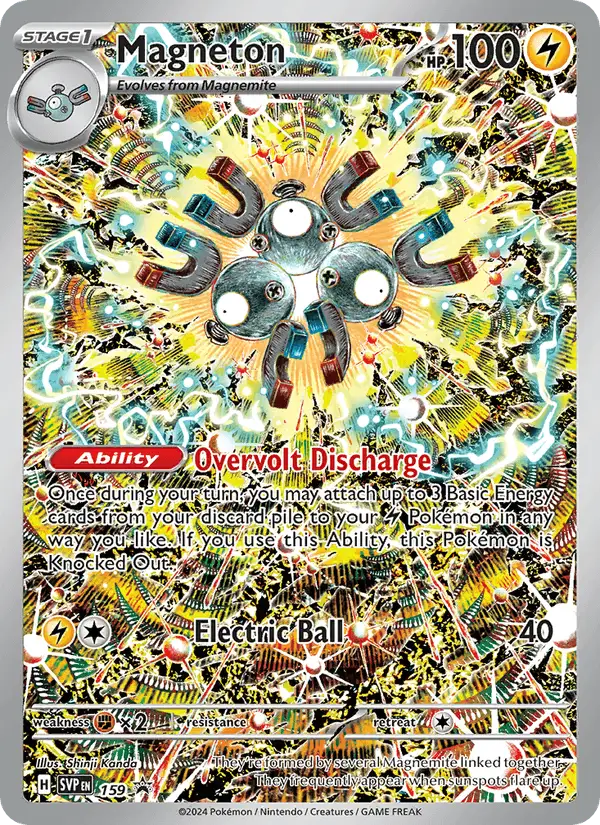 Magneton #159 SVP Black Star Promos PSA 10