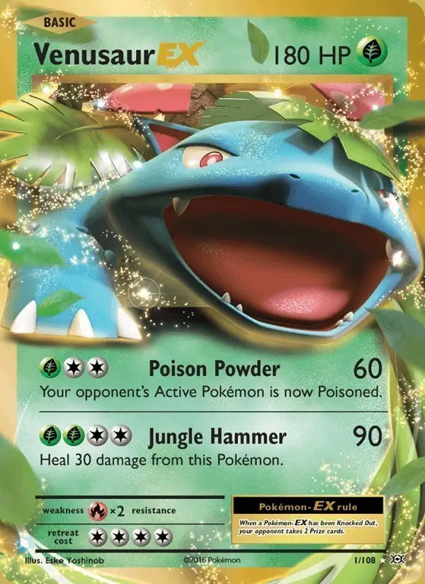 Venusaur EX #1 Evolutions PSA 10
