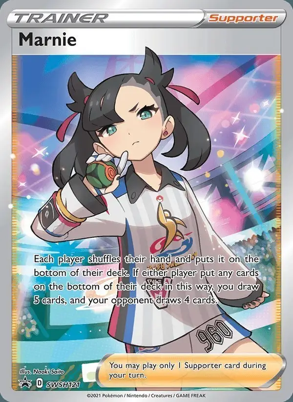 Marnie #SWSH121 SWSH Black Star Promos PSA 10